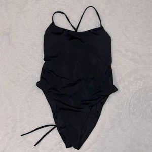 Victoria’s Secret Black Scoop One Piece Swim Suit